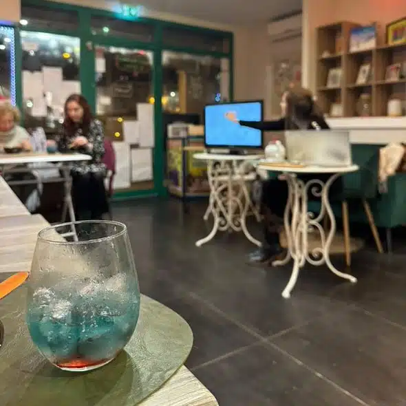 Verre net fond flou